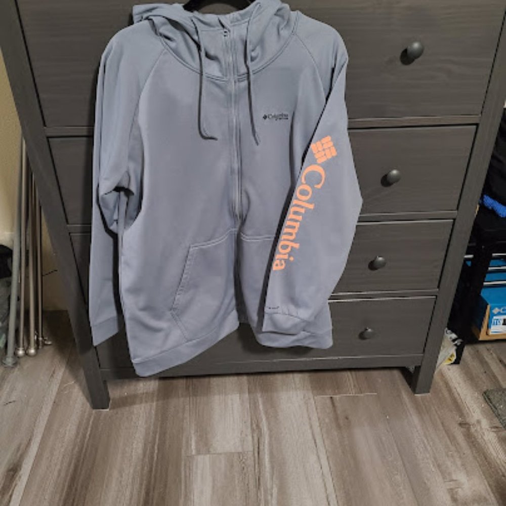 Columbia Sportswear Full zip hoodie. Women's 1X in blue